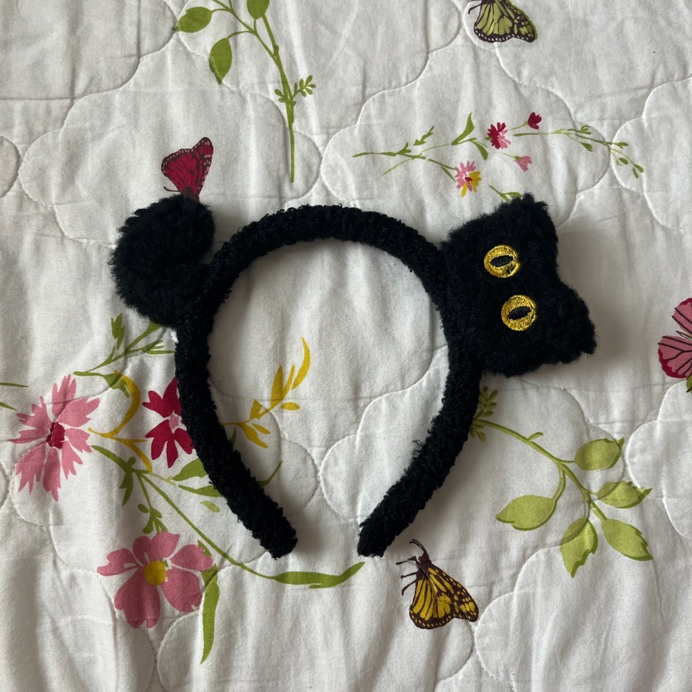 Black Cat Ear Headband